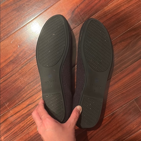 Rothy's the flat solid black - Picture 3 of 6